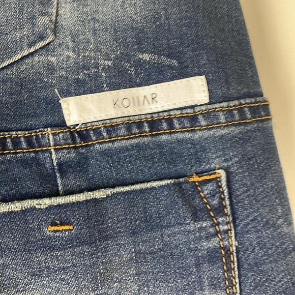 Kollar Clothing blown out knee denim medium blue size 28 - Picture 6 of 10